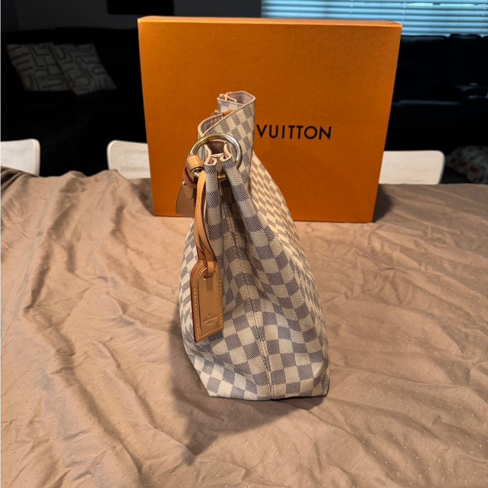 Louis Vuitton Graceful MM bag Damier Azur Canvas - Picture 7 of 10